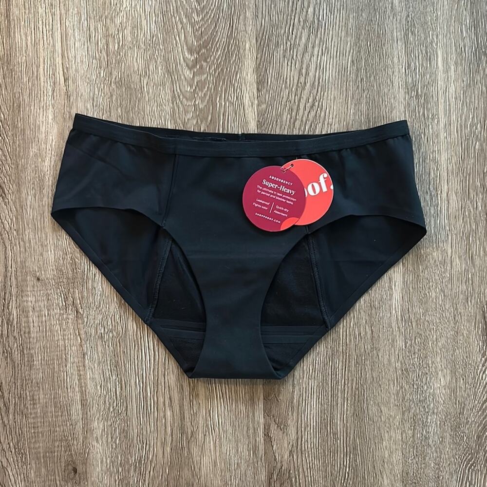 NWT Proof Period & Leak Proof Mesh Super Heavy‎ Absorbency Hipster Panties Small